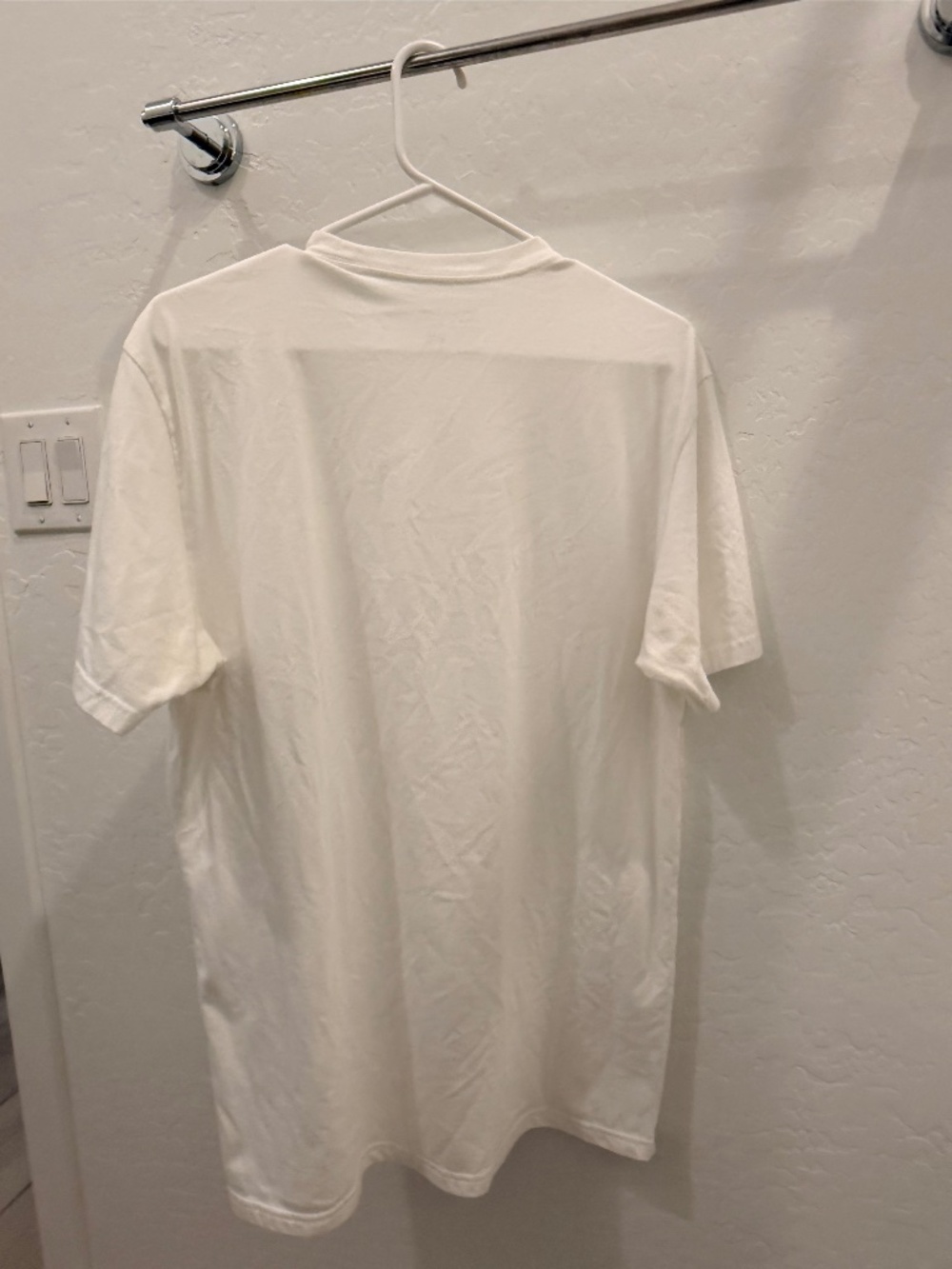 FRESH CLEAN THREADS White crew neck short sleeve